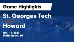 St. Georges Tech  vs Howard  Game Highlights - Jan. 14, 2020