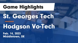 St. Georges Tech  vs Hodgson Vo-Tech  Game Highlights - Feb. 14, 2023