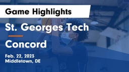 St. Georges Tech  vs Concord Game Highlights - Feb. 22, 2023