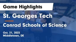 St. Georges Tech  vs Conrad Schools of Science Game Highlights - Oct. 21, 2023