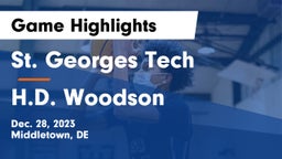 St. Georges Tech  vs H.D. Woodson Game Highlights - Dec. 28, 2023