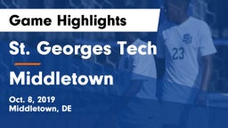 St. Georges Tech  vs Middletown  Game Highlights - Oct. 8, 2019