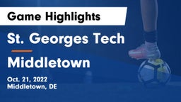 St. Georges Tech  vs Middletown  Game Highlights - Oct. 21, 2022