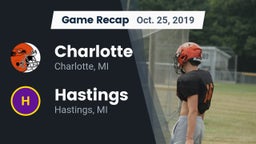 Recap: Charlotte  vs. Hastings  2019