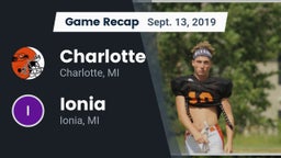 Recap: Charlotte  vs. Ionia  2019