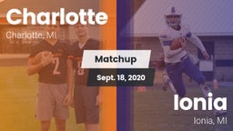 Matchup: Charlotte High vs. Ionia  2020