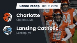 Recap: Charlotte  vs. Lansing Catholic  2020