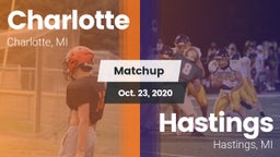 Matchup: Charlotte High vs. Hastings  2020