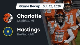 Recap: Charlotte  vs. Hastings  2020