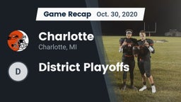 Recap: Charlotte  vs. District Playoffs 2020