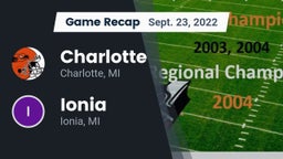 Recap: Charlotte  vs. Ionia  2022