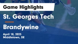 St. Georges Tech  vs Brandywine  Game Highlights - April 18, 2023