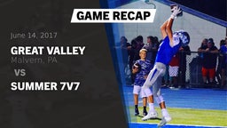 Recap: Great Valley  vs. Summer 7v7 2017