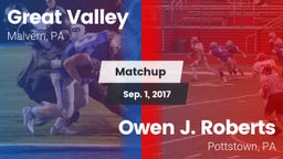 Matchup: Great Valley High vs. Owen J. Roberts  2017