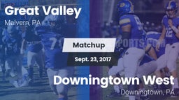 Matchup: Great Valley High vs. Downingtown West  2017