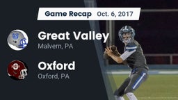 Recap: Great Valley  vs. Oxford  2017