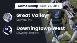 Recap: Great Valley  vs. Downingtown West  2017