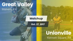 Matchup: Great Valley High vs. Unionville  2017