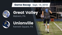 Recap: Great Valley  vs. Unionville  2018