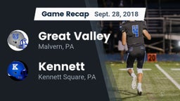 Recap: Great Valley  vs. Kennett  2018