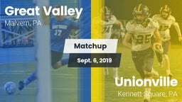 Matchup: Great Valley High vs. Unionville  2019