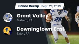 Recap: Great Valley  vs. Downingtown East  2019