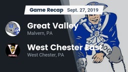 Recap: Great Valley  vs. West Chester East  2019