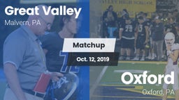 Matchup: Great Valley High vs. Oxford  2019
