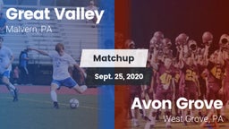 Matchup: Great Valley High vs. Avon Grove  2020