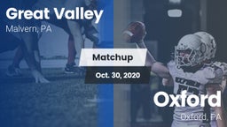 Matchup: Great Valley High vs. Oxford  2020