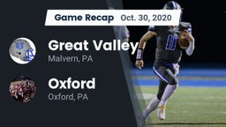 Recap: Great Valley  vs. Oxford  2020