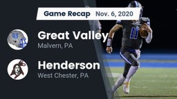 Recap: Great Valley  vs. Henderson  2020