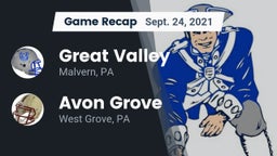 Recap: Great Valley  vs. Avon Grove  2021