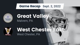 Recap: Great Valley  vs. West Chester East  2022