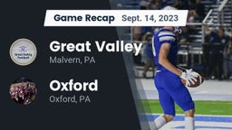 Recap: Great Valley  vs. Oxford  2023