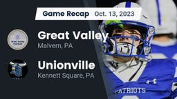 Recap: Great Valley  vs. Unionville  2023