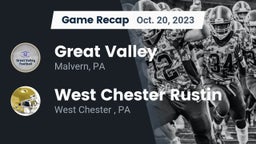 Recap: Great Valley  vs. West Chester Rustin  2023