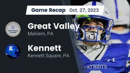 Recap: Great Valley  vs. Kennett  2023