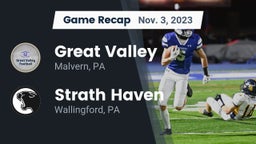 Recap: Great Valley  vs. Strath Haven  2023