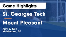 St. Georges Tech  vs Mount Pleasant  Game Highlights - April 8, 2024