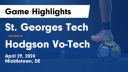 St. Georges Tech  vs Hodgson Vo-Tech  Game Highlights - April 29, 2024