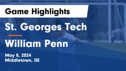 St. Georges Tech  vs William Penn  Game Highlights - May 8, 2024