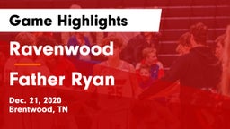 Ravenwood  vs Father Ryan  Game Highlights - Dec. 21, 2020