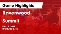 Ravenwood  vs Summit  Game Highlights - Feb. 2, 2021
