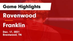 Ravenwood  vs Franklin  Game Highlights - Dec. 17, 2021