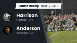Recap: Harrison  vs. Anderson  2018