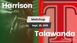 Matchup: Harrison  vs. Talawanda  2018
