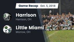 Recap: Harrison  vs. Little Miami  2018