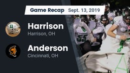 Recap: Harrison  vs. Anderson  2019
