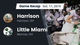 Recap: Harrison  vs. Little Miami  2019
